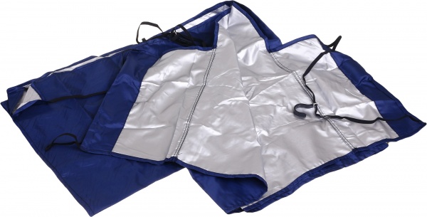 Экран солнцезащитный двухсторонний на лобовое стекло 120x150 см