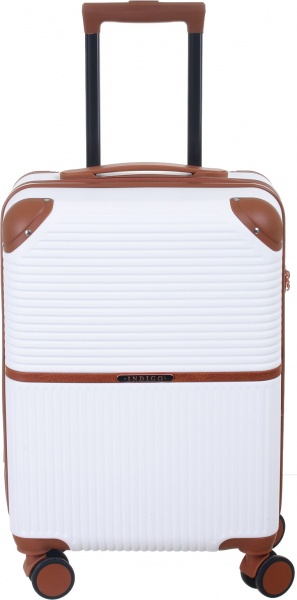 Чемодан 41 л белый LS22200 49х36х23 ABS 