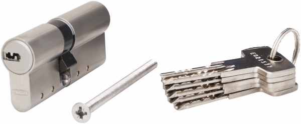 Цилиндр Abus D15 30x35 ключ-ключ 65 мм матовый никель 2240631730015