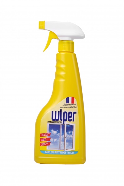 Средство моющее для стекла и зеркал Wiper Оптимальная очистка 0,5 л