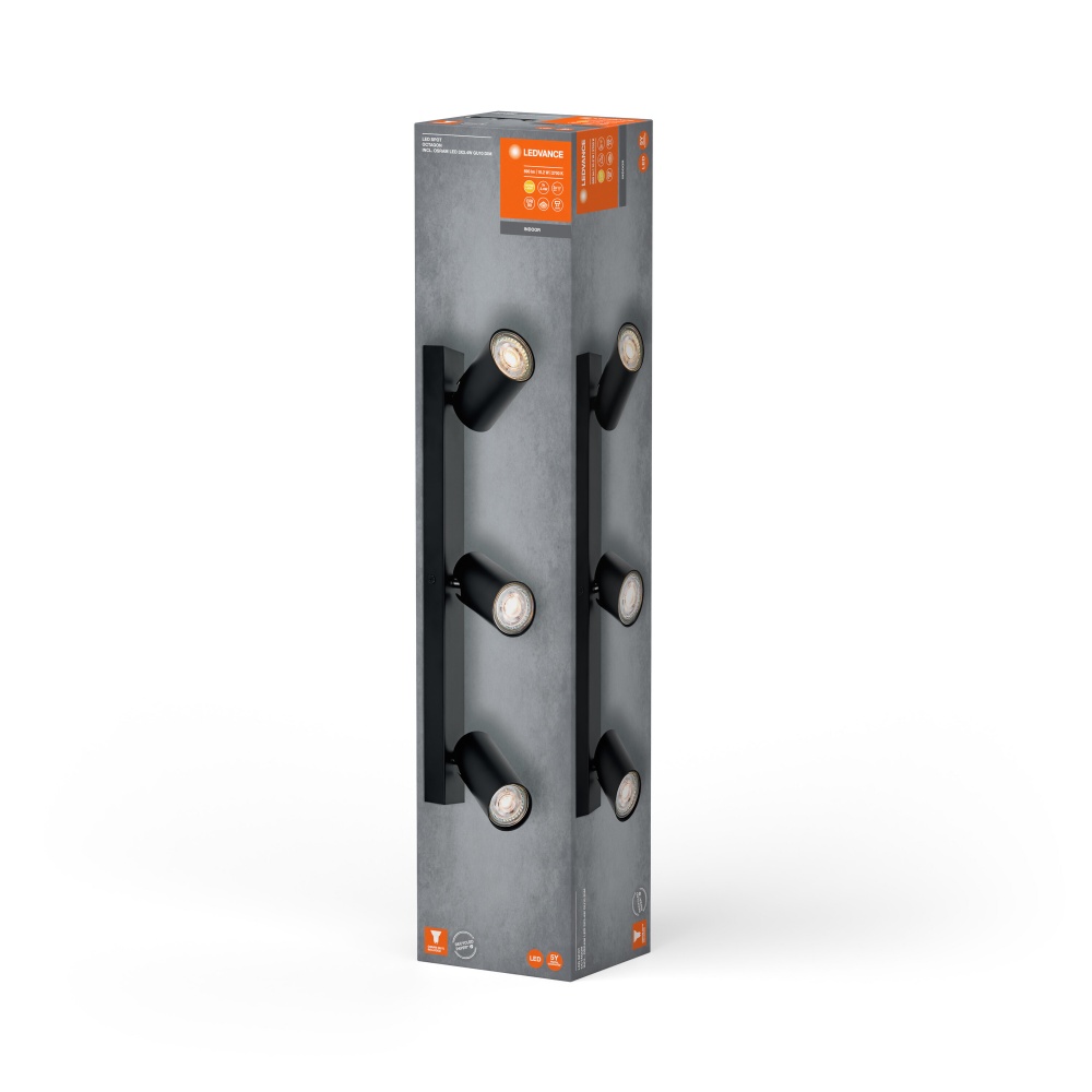 Спот Ledvance Octagon 3x3,4 Вт GU10 чорний