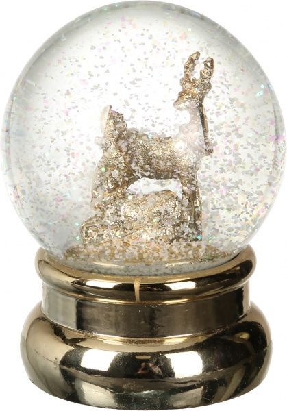 Декорация новогодняя Шар Олени 10 см ZY170491 