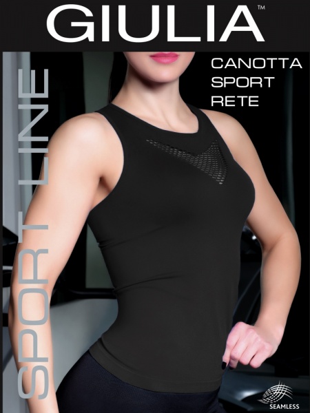 Майка Giulia CANOTTA SPORT RETE CANOTTA SPORT RETE-nero р.S/M чорний