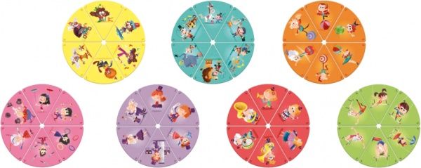 Игра настольная Janod Happy family Circus J02755