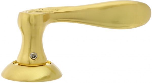 Ручка на розетке  Linde А-2009 полированная латунь