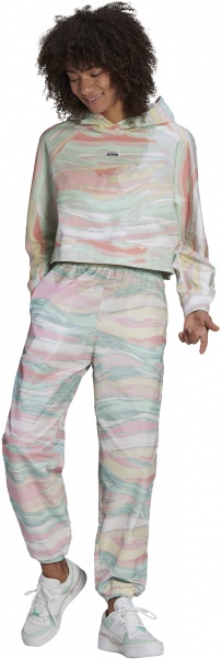 Джемпер Adidas CROPPED HOODIE GN4292 р. 42 різнокольоровий