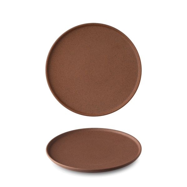 Тарілка обідня 24 см теракот матовий B1Q2124 Granit G.Benedikt