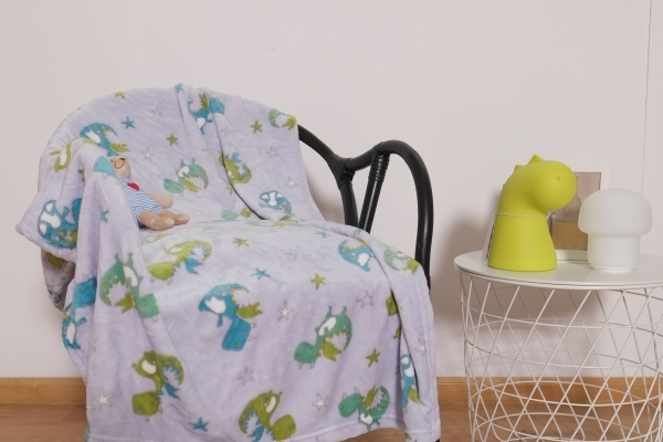 Плед Lotus Дракончик 100x120 см ментоловий 21kf-01 