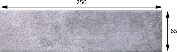 Плитка Allore Group Alpha Grey F PR 6,5х25 NR 