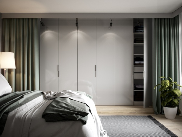 Шафа для одягу Грейд Стефані-2 агат сірий глянець 