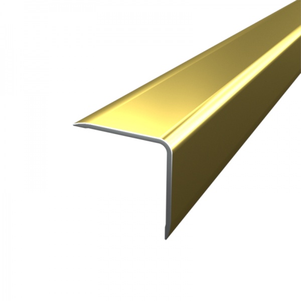 Уголок алюминиевый АЛЮПРО 20x20x1 мм 2710 мм декоративный внешний