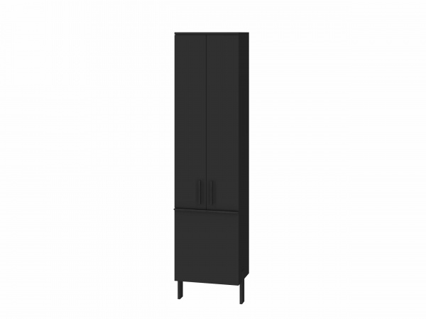 Пенал для ванной комнаты ЮВЕНТА Manhattan MhP-170 Black