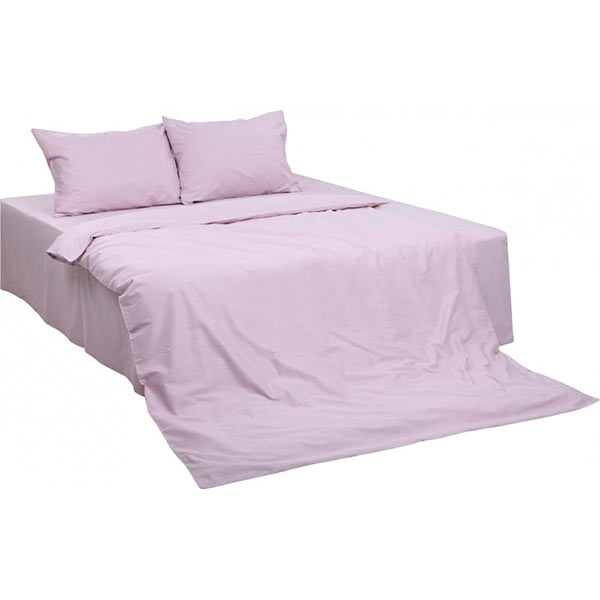 Комплект постельного белья Solid 1,5 светло-розовый La Nuit 