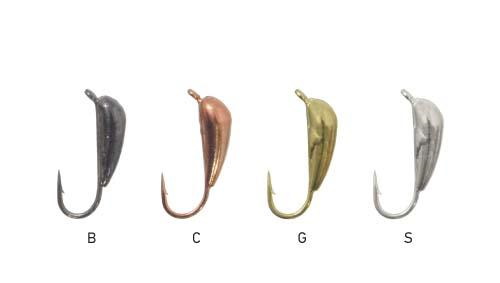 Мормышка Fishing ROI банан спортивный вольфрам 3 мм 0,66GR Black Nickle