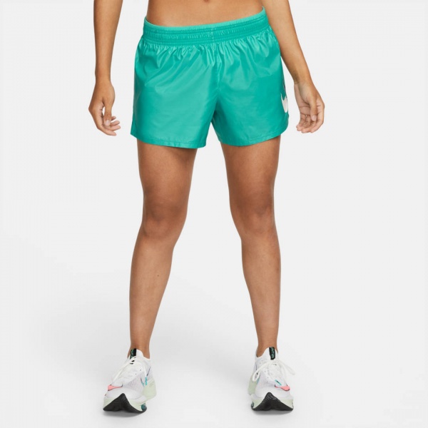 Шорты Nike W NK SWSH RUN SHORT DD6831-392 р. L бирюзовый