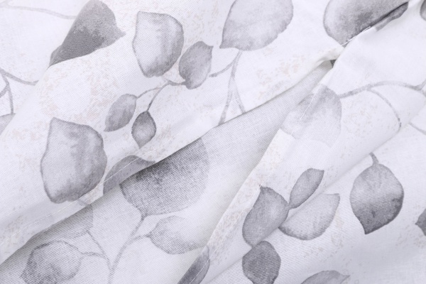 Комплект постельного белья Basic Весна премиум 2.0 серый Luna 