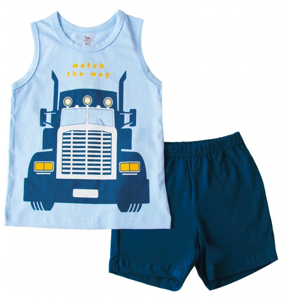 Піжама для хлопчиків Smil р.122 блакитний 104514 