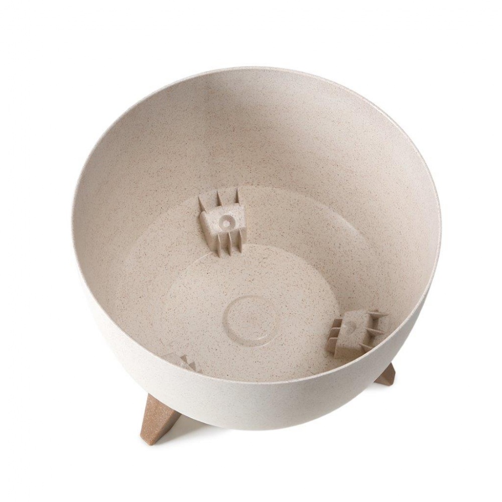 Вазон пластик ROMA круглый хлопок 9,3 л Ламела (9148806)