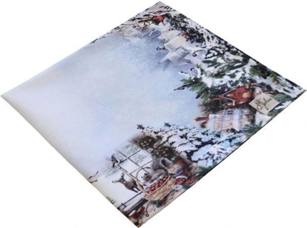 Серветка Прованс Зима 46x46 см різнокольоровий 