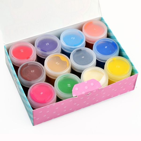 Фарби гуашеві LOL Sweety 12 кольорів 20 мл 230371 YES