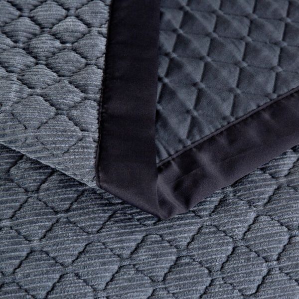 Покривало Velvet Darby 240x260 см La Nuit графіт 