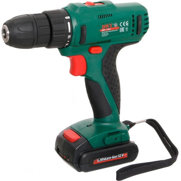Шуруповерт акумуляторний DWT ABS-12 ВLi-2 BMC
