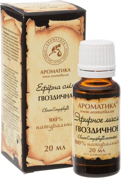 Эфирное масло Ароматика Гвоздична 20 мл 