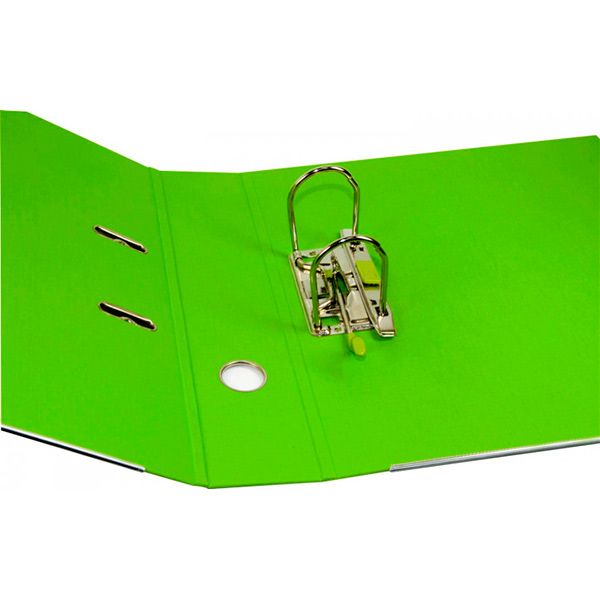 Папка-реєстратор Style 70 мм чорний/салатовий Buromax