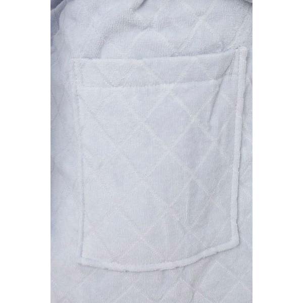 Халат мужской Durutex Velour р. L серебряный