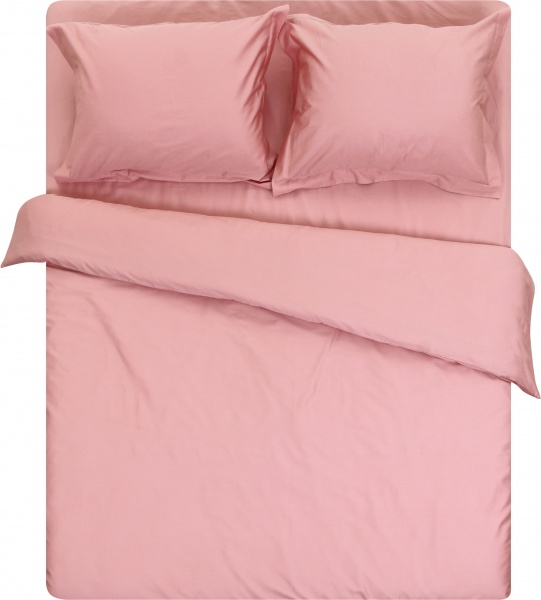 Комплект постільної білизни євро кораловий Homeline 