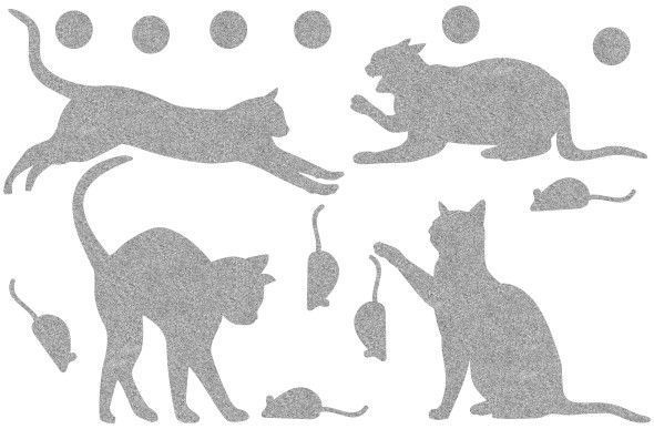 Декор из жидких обоев Коты 6 Bioplast 1040 