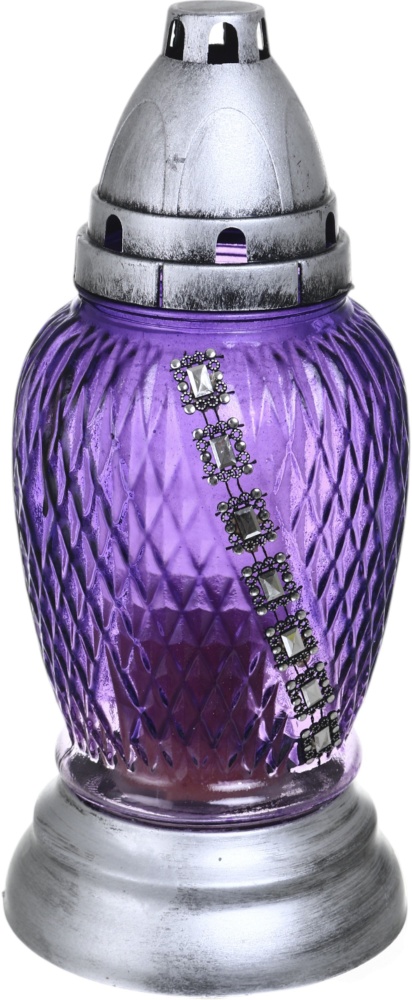 Лампада Pako-If стеклянная цветная LS 551 в ассортименте 23х9см