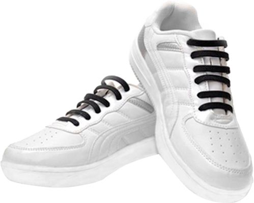 Шнурки силиконовые AntiLaces Classic 38-68 мм 16 шт. черный 