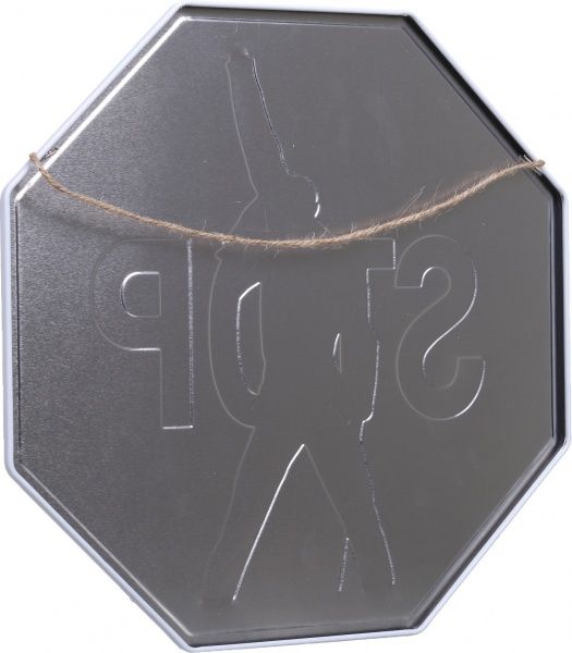 Табличка жестяная печатная Octagon 30x30 см в ассортименте 