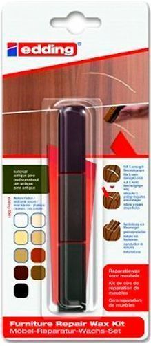 Набір восковий для ремонту меблів (три кольори) Edding 3 шт. Е-8901/3 607
