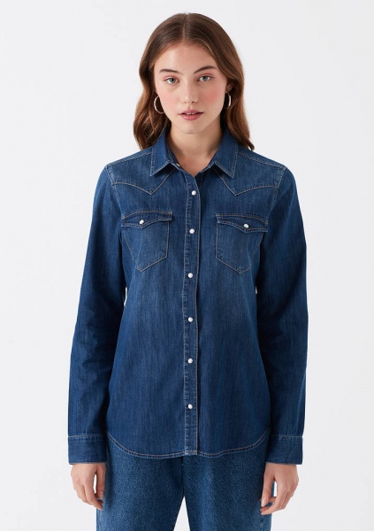 Сорочка Mavi ISABEL Dark Denim 1257129906 р. S