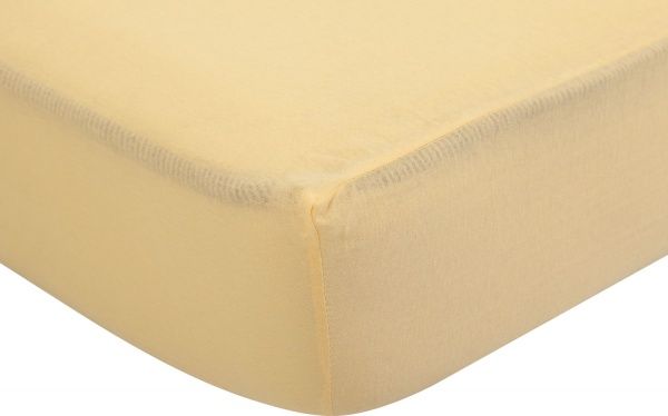 Простынь на резинке 160x200 см желтый UP! (Underprice) 