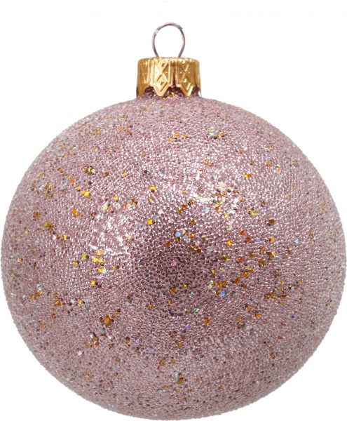 Ялинкова іграшка з блискітками 