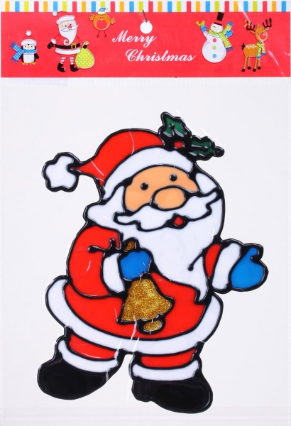 Наклейка декоративная cиликоновая 3 микс (6 дизайнов) в ассортименте 13x18 см