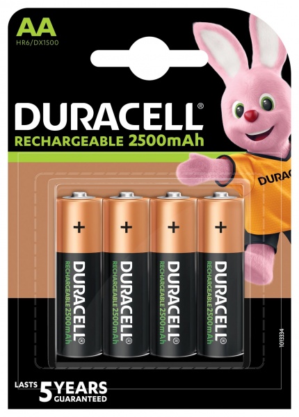Акумулятор Duracell HR6 2500 mAh 1/2AA 4 шт. 