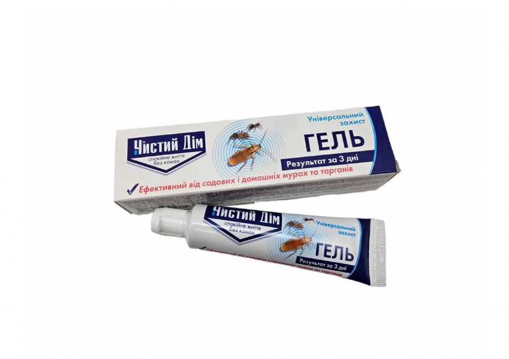 Шприц-гель Чистий Дім від тарганів та мурах 20 мл