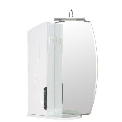Шкафчик с зеркалом Аква-Родос Глория ZGLP55L 55x82 см