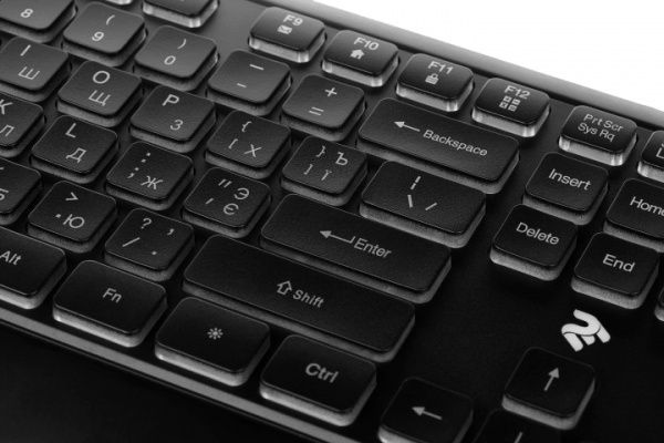 Клавіатура 2E USB (2E-KS110UB) дротова black 
