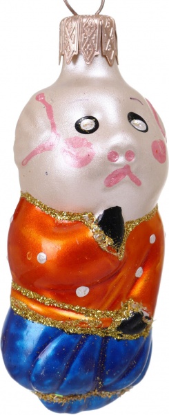 Декорация новогодняя Формовая игрушка в ассортименте 7 см 