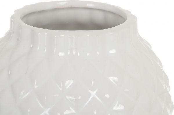 Ваза керамическая белая JOL16A29-1W 15,7х15,5 см Herisson