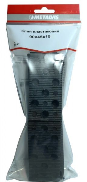 Клин Metalvis пластиковый 90х45x15 мм 8 шт