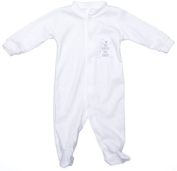 Комбинезон унисекс Bambinelli Be Happy Кмб301-2 р.80 молочный 