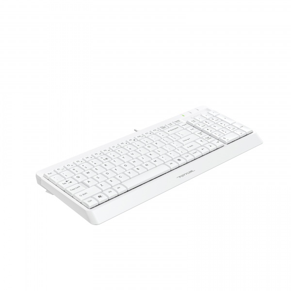 Клавиатура A4Tech FK15 (White) (FK15 (White)) Fstyler Wired Keyboard USB white 