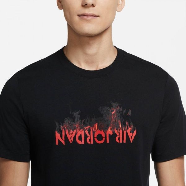 Футболка Jordan M J AJ4 GFX SS CREW DD0407-010 р. 2XL чорний