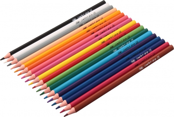 Олівці кольорові Comfort grip VGR